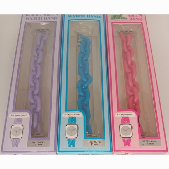 THREE CHAIN WATCH BAND FOR APPLE WATCH - Picture 2 of 2